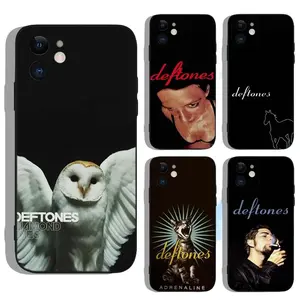 Band D-Deftones  Phone Case For iPhone 17 promax 17e 17 16 15 14 13 12 11 Mini Pro Max Air X XR XSMAX For Samsung S26 S25 S24 S23 S22 FE Ultra Plus Edge Silicone Black Cover