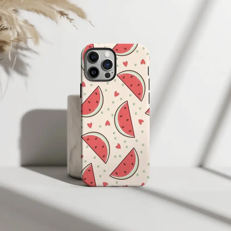 Watermelon Tough Phone Case  for iPhone 11, 12, 13, 14, 15, 16, 17