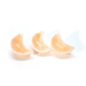 Peach Selenite Moon Bowl