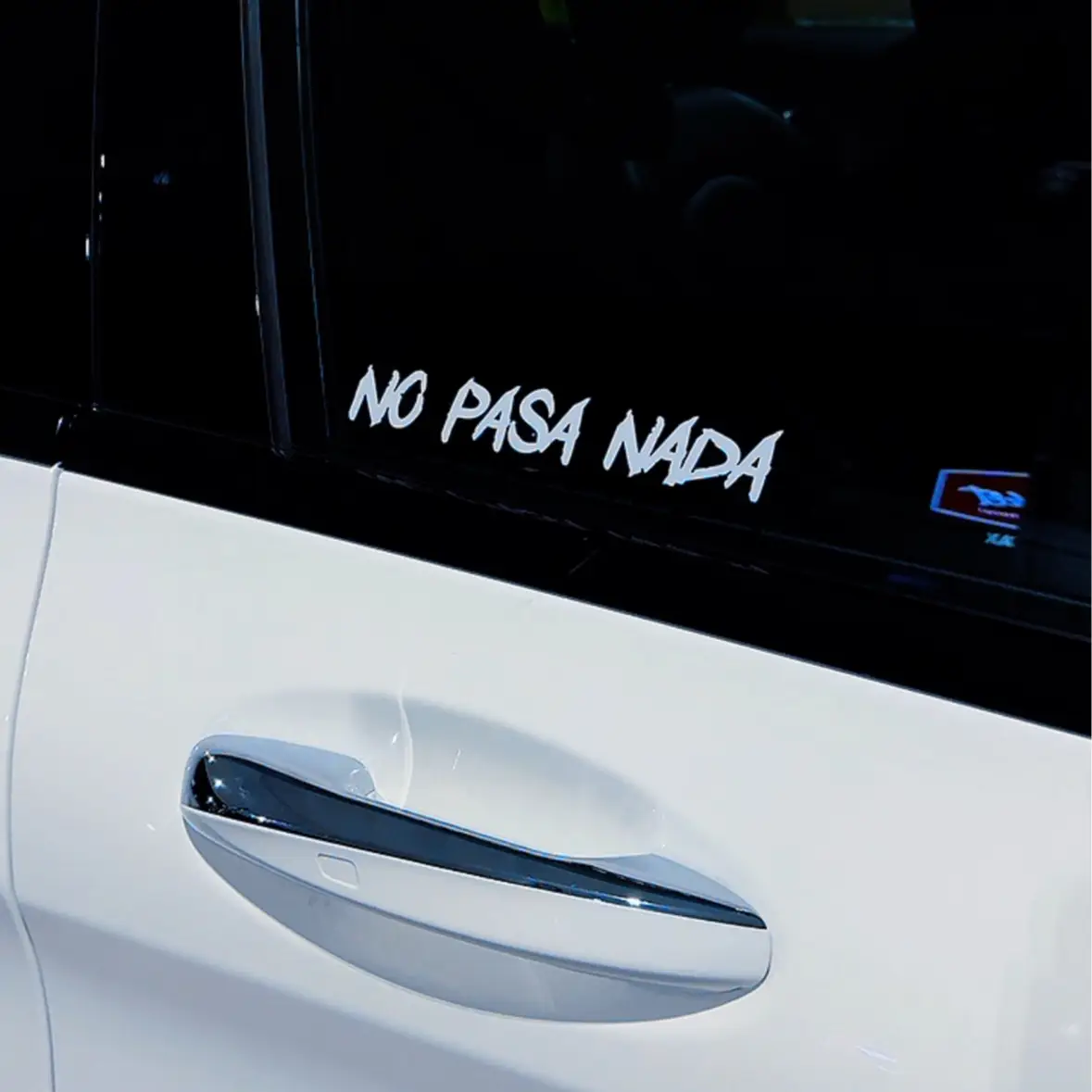 “No Pasa Nada”- personalized car decals!