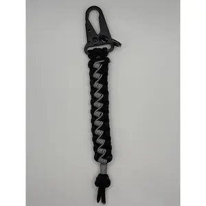 Handmade Barbwire Stitched Cobra Knot Paracord Keychain