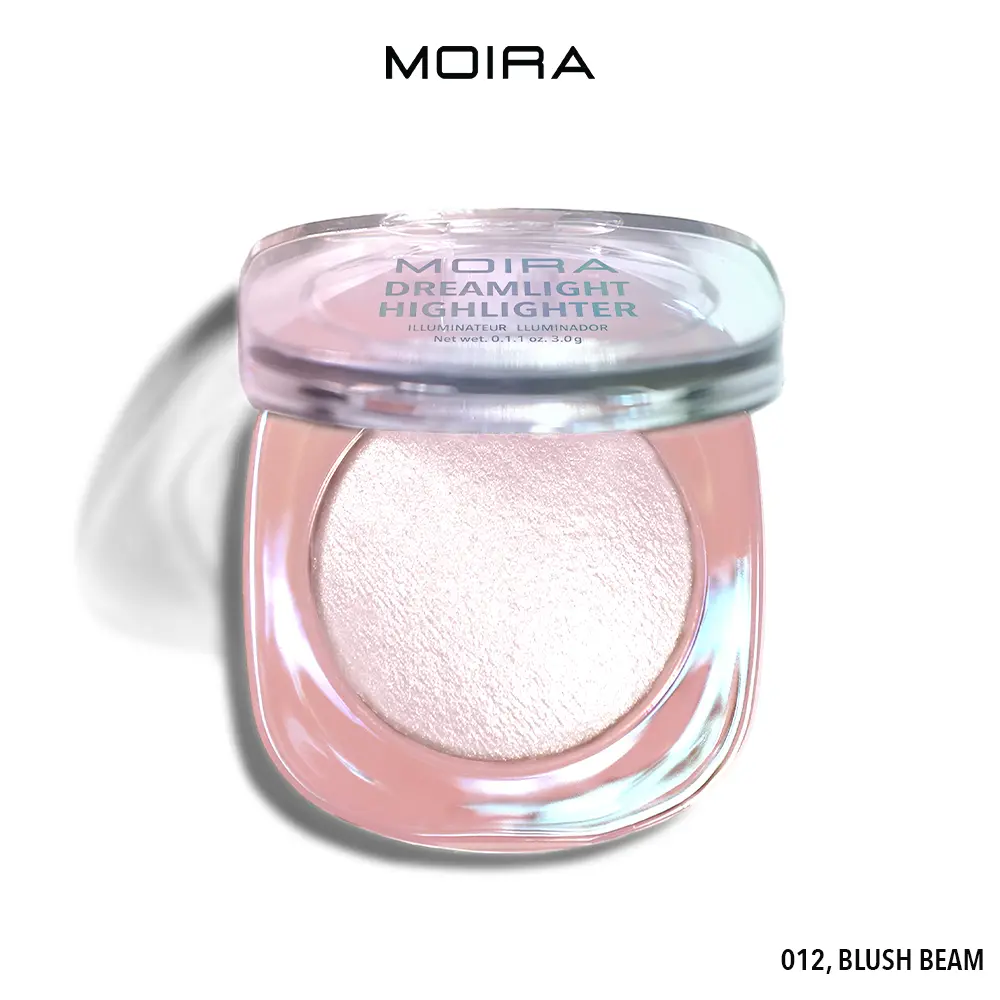 MOIRA | Dreamlight Highlighter (012, Blush Beam) | Buildable Glow Powder Highlighter