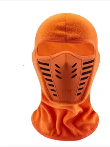 Winter Fleece Windproof Face Mask, Full Coverage Design with Breathable Holes, Head Neck Protection for Skiing Motorcycle Outdoor Sports, Ski Balaclava