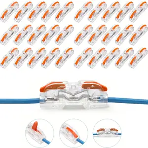 Single-Wire Interface Connector, Low Voltage Wire Connector with Locking Buckle, Fast Connect Plugs Led Light Strip Connectors, Lead Strip Automotive Wiring Electricity Power Distribution Secure,DIY Modular Design for Easy Assembly by Hobbyists-YY