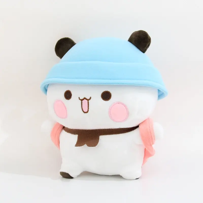 Cute Yier Bubu and Dudu Bear Panda Plushies Soft Huggable With Backpack Cartoon Stuffed Animal Doll Appease Peluche Plush Toy Birthday Gifts Cute Animal Design