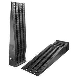 VEVOR Car Ramps, 2 PCS 16000 lbs GVW Capacity, 6.7 in Lift Height, Portable High Profile Car Service Ramps for Home Garage Maintenance and Oil Changes, Heavy Duty for Truck SUV Vehicle Repair, BlackVEVOR Super Brand Day