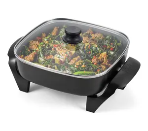 Elite Cuisine 12" x 12" Electric Skillet- Ceralast Ceramic