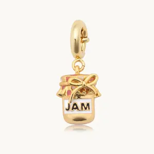 Little Words Project - Jam Jar Charm – Perfect for Bracelets, Necklaces, & Charm Holders
