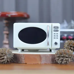 1 Realistic Mini Microwave Oven Black Dollhouse Kitchen Decor Replica for Diorama Collector Scene, Non-Functional with Detailed Buttons Perfect Gift Doll Accessories Gift