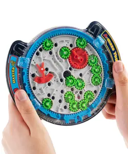 Play-A-Maze Gear8 Puzzle - Rotatable Gear Center, Critical Thinking & Motor Skills Challenge, Unique Marble Maze, Master Edition with Pendulum Section