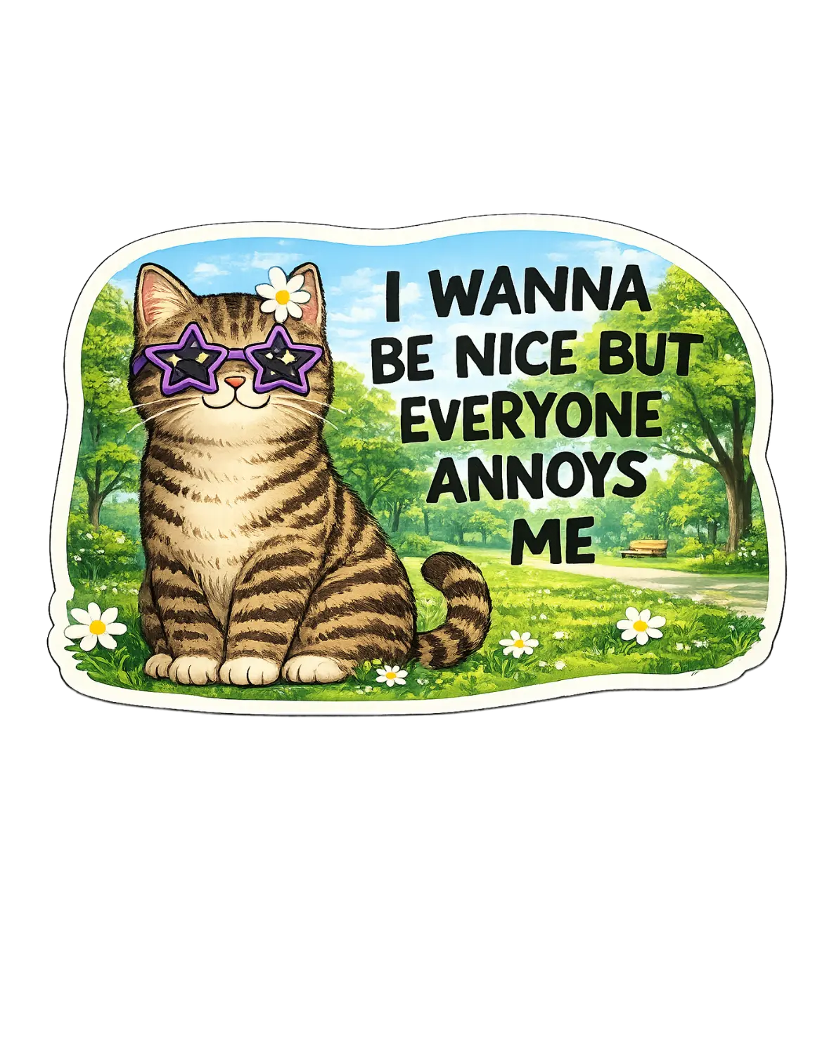 Everyone Annoys Me Sticker