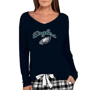 Football Fan Shop Officially Licensed NFL Ladies Marathon Long-Sleeve Top - Eagles