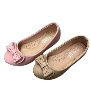 FAUX LEATHER FLAT WITH BOW DETAIL UPGRADE-60K Comfort