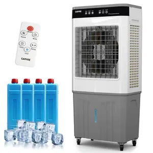 11.6 GAL Energy-Saving Automatic Evaporative Swamp Cooler, 3500 CFM Portable Air Conditioner Unit with Touch & Remote Control, 3 Speeds, 12H Timer, 120° Oscillation for Indoor & Outdoor Use