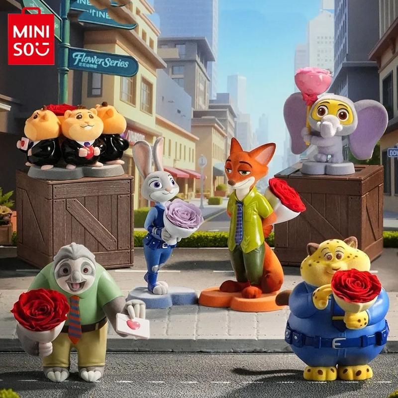 Disney Zootopia Flower Zootopia Series Blind Box - Gifts for Girls, Anime Merchandise, Room/Desk Decorations