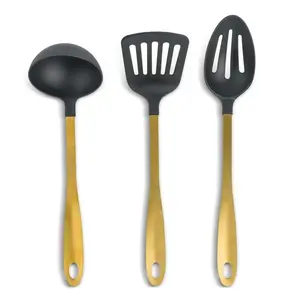 Thyme & Table Gold Kitchen Utensils, 3-Piece Set