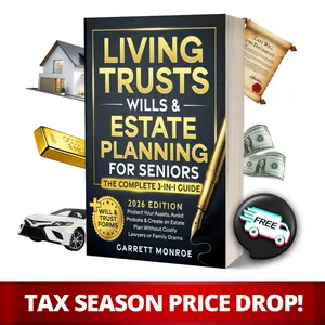 The Seniors Guide to Living Trusts, Wills & Estate Planning - The Complete 3-in-1: Protect Your Assets, Avoid Probate & Create an Estate Plan Without Costly Lawyers or Family Drama (+Will & Trust Forms)