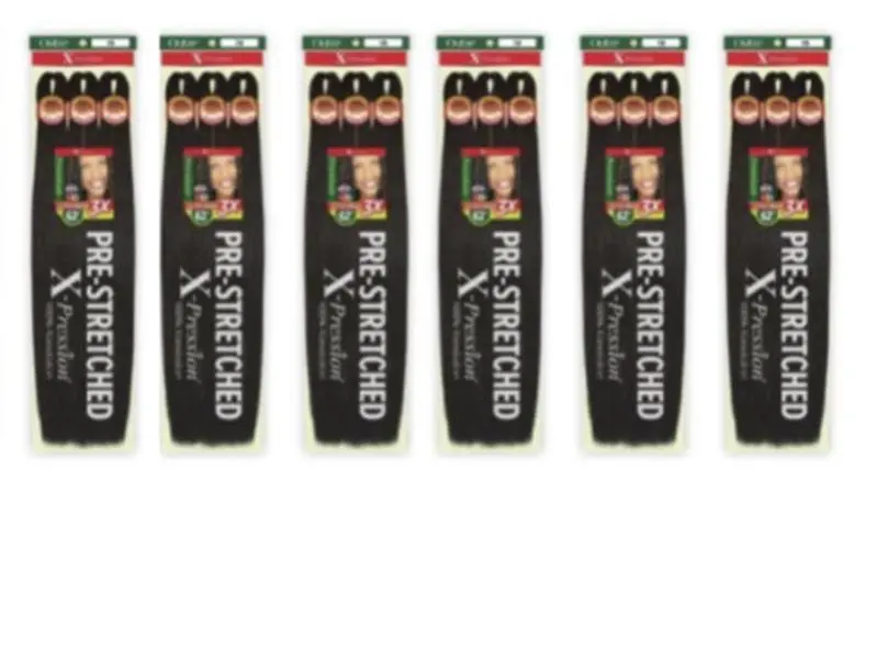 Outre Braids X-Pression Kanekaion 3X Pre Stretched Braid 62" (Pack of 6)