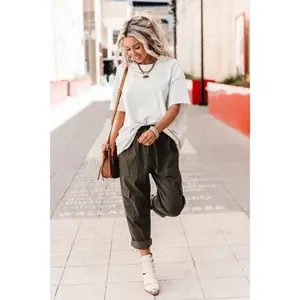 Boyfriend Tee - Oatmeal | Womenswear Oversized T-shirt | Plus Size