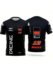 Summer Breathable Quick-drying Motorcycle Race No. 37 Pedro Acosta Men's and Women's Casual Short-sleeved Sport T-shirt