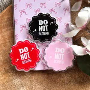 Dont Disturb Kindle Bookish Phone Grip, Magnetic Kindle Holder Pink Black Red Kindle Accessories, Bookish Merch, Book Lover sticky mount MagSafe PopGrip with Kickstand pop socket