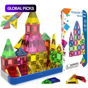 Mini Magnetic Building Blocks Set, 26/42pcs Magnetic Tiles Set with Storage Box, Bright Colors & Fun Design, Travel-Friendly Toy for Boys & Girls #GLOBAL PICKS