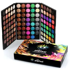 120 Color Eyeshadow Palette, Highly Pigmented Palette, Cosplay Stage Makeup, Pearl Matte Multi-Color Eye Shadow Set, Long-Lasting & Vibrant Shades