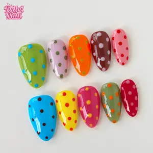 10 Pcs Handcrafted Acrylic Press On Nails Nail Art