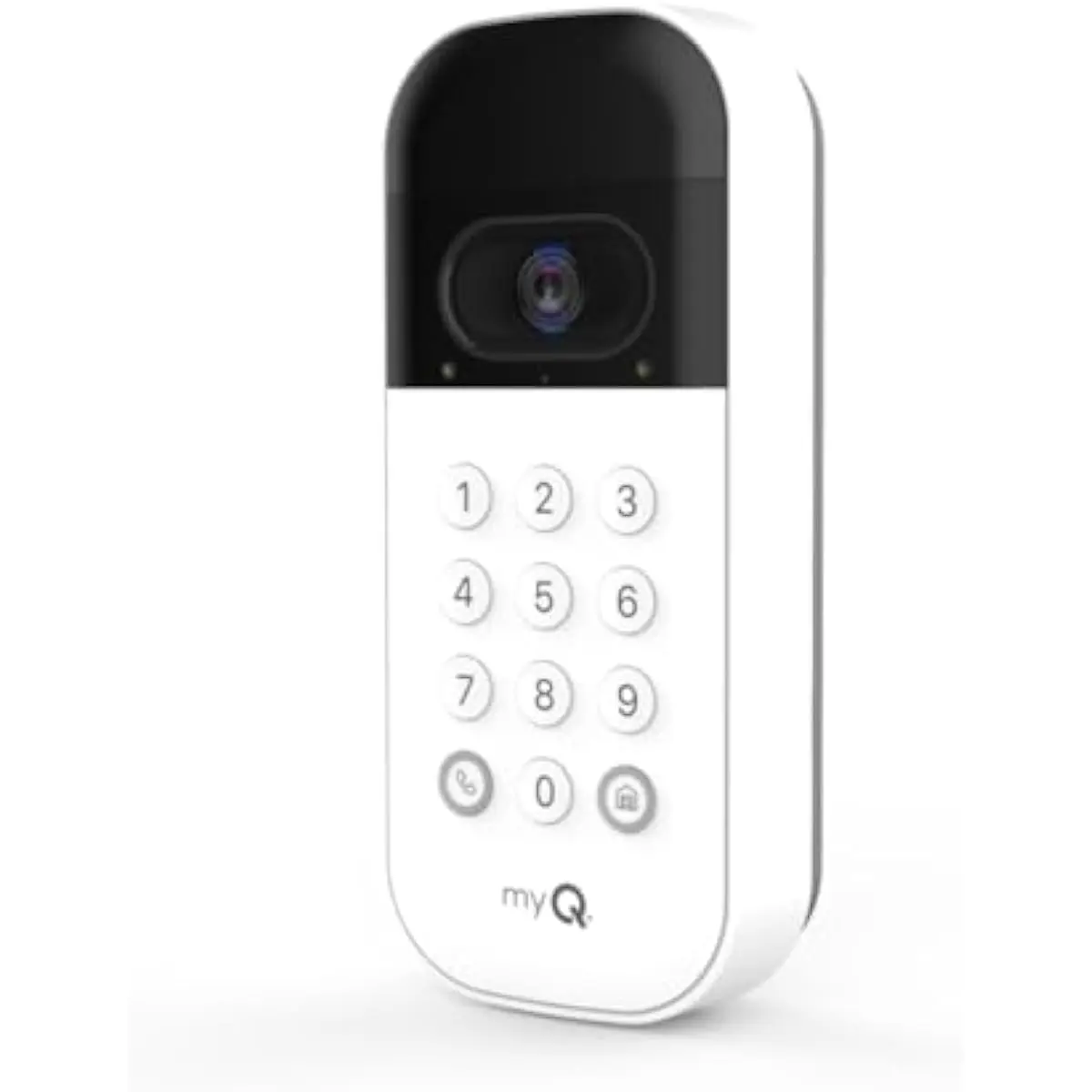 myQ Smart Garage Door Video Keypad with Wide-Angle Camera,Customizable PIN Codes,and Smartphone Control–Take Charge of Your Garage Access Works with Chamberlain, LiftMaster and Craftsman openers,White