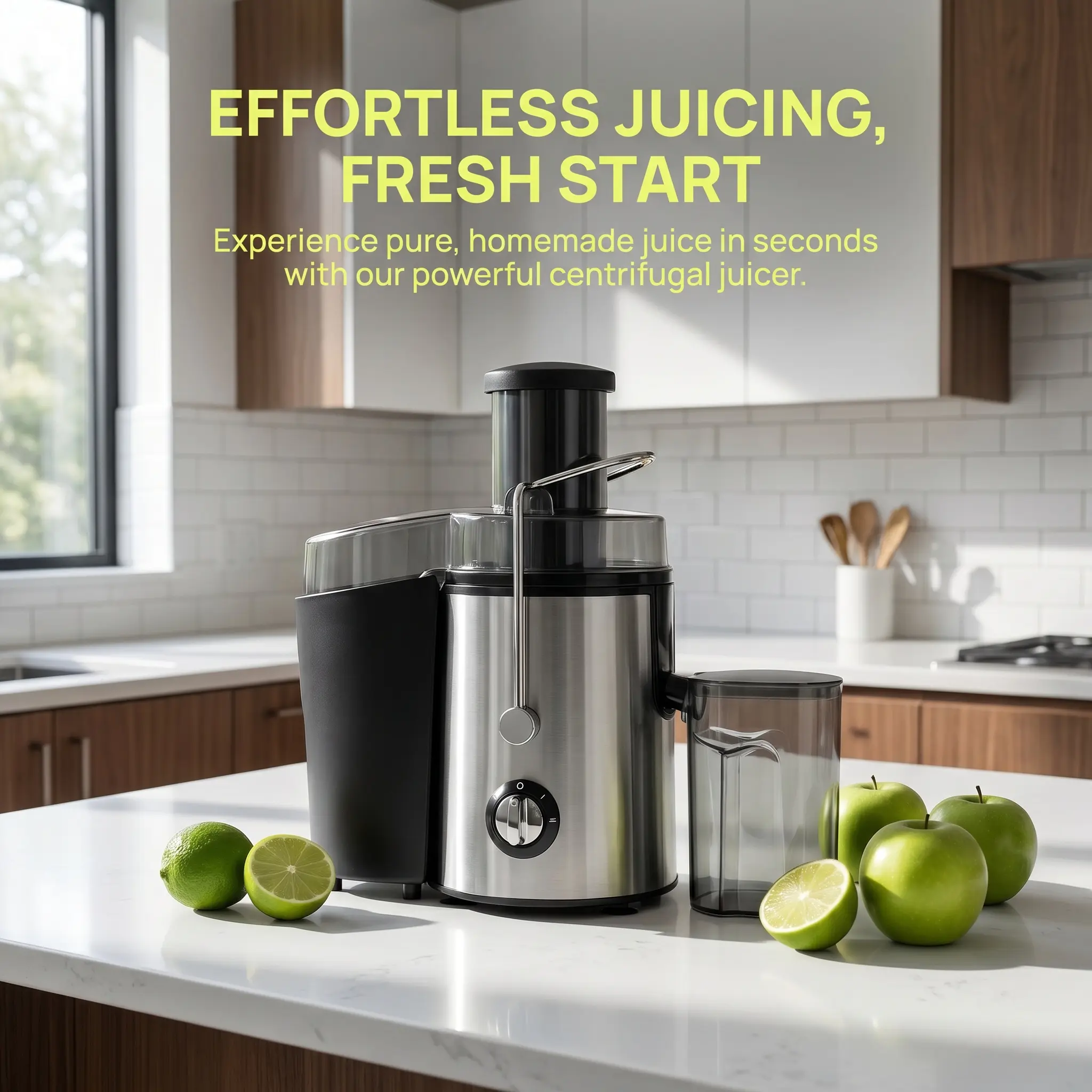 800W Stainless Steel Juicer Machine - BPA-Free Fast Centrifugal Juicer, Summer-Specific Extractor with 3-in Wide Mouth Feed Chute, Easy to Clean for Fruits and Vegetables, Bpa-Free Centrifugal Juicers