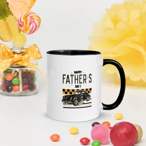 Mug with Color Inside Fathers Day Gift, Dad Day, Gift for Dad, Daddy Gift, Dad Birthday Gift, Funny Mug For Special Day