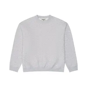 350 GSM 'Heather Grey' Fleece Crewneck