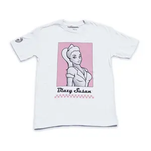 Blazy Susan Susan White T-Shirt x Antifashion Edition | Unisex, Heavyweight cotton