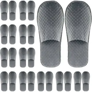 16 Pairs Disposable Travel Slippers For Women,Hotel Slippers Individually Wrapped,Disposable Slippers For Guests,House Slippers For Guests Which Can Be Used As Women Men