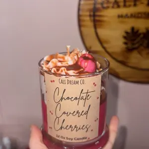 Chocolate covered Cherry candle