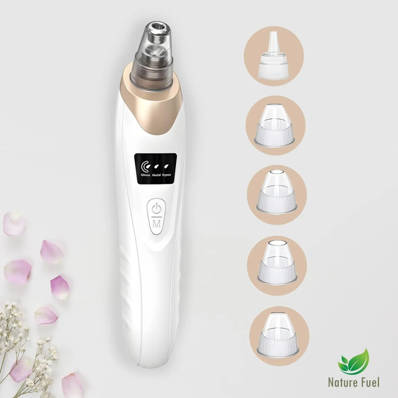 2026 Newest Blackhead Remover Pore Vacuum, USB Rechargeable Battery Blackhead Extractor, Facial Beauty Instrument with Sucker Function