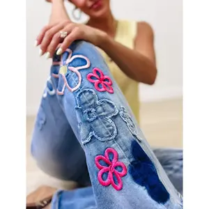 Daisy Dream Jeans - Denim Pink