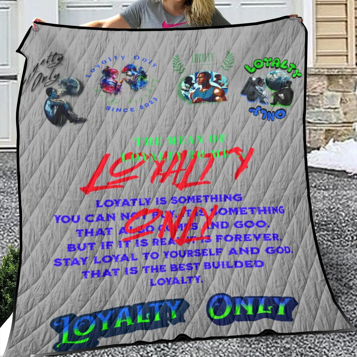Lightweight & Breathable Quilt With Edge-wrapping Strips