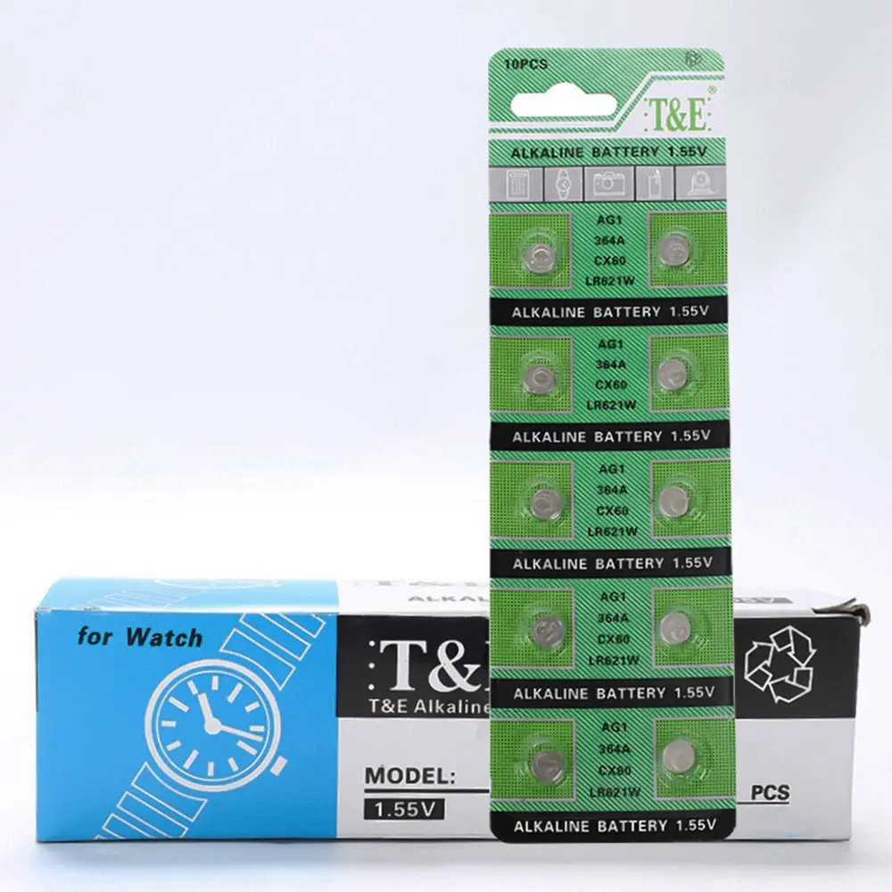 Sr621sw 364 164 363 Ag1 Battery, 1.5v Button Cell Watch Battery, Alkaline Replacement Battery, Coin Batteries, Power Capacity 0.02-0.8 Wh, Batch Number 20241001