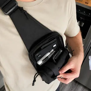 CCW Sling Bag for Men & Women - EDC Shoulder Bag Tactical - Crossbody Concealed  Bag - Mens Chest Pack outdoorfun hidden carry