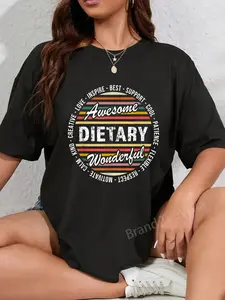 100% Cotton Dietary Shirts Food Service Week Dietary Appreciation Gifts T-Shirt