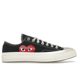 Converse Men's Chuck Taylor All Star 70 Ox Comme des Garcons PLAY Black, from StockX