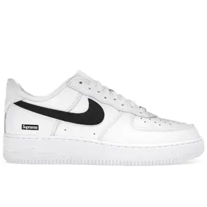 Nike Men's Air Force 1 Low Supreme White Black, from StockX