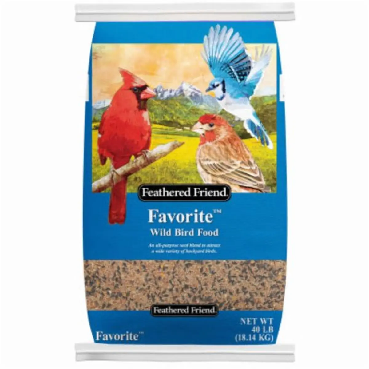 212 MAIN Global Harvest Foods 109776 40 lbs Favorite Backyard Wild Bird Food, Bird Feeding Supplies, Bird Supplies