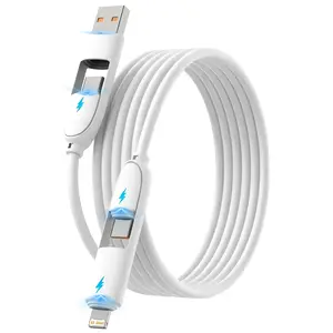 PD 240w 4-In-1 Fast Charging USB-C to C Cable, iPhone Samsung Huawei Phone Charger, 1 Meter Length, 1/2 Pcs Set