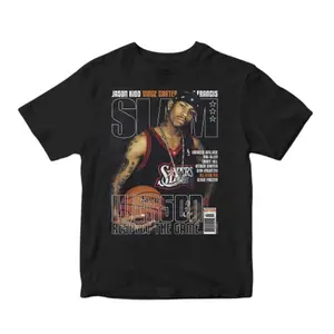 Vintage Allen Iverson Slam Magazine Shirt - Graphic Tee For 76ers Fans Tshirt