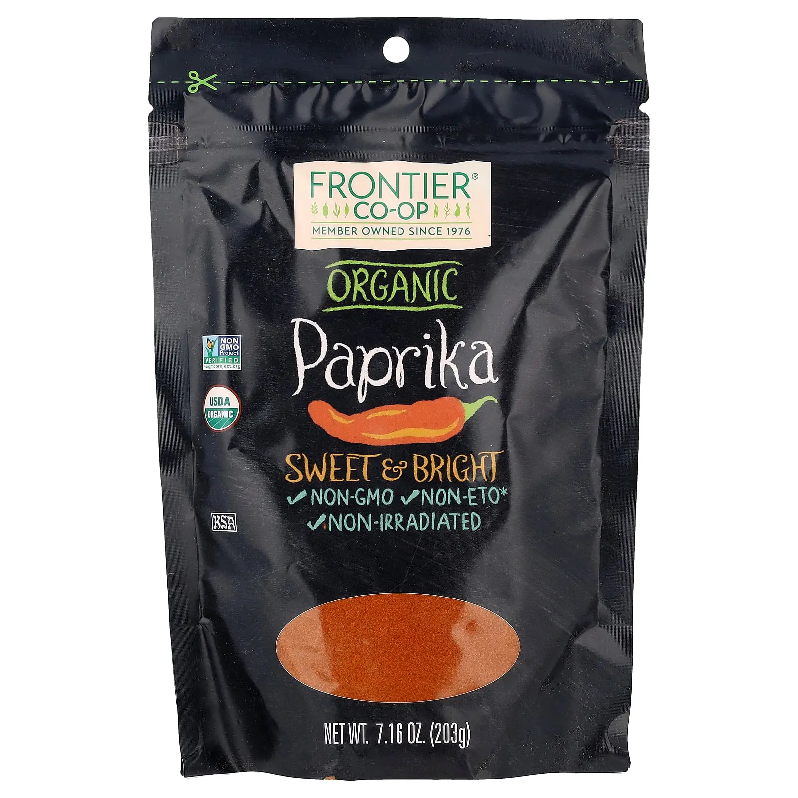 Frontier Co-op Organic Paprika, 7.16 oz (203 g) Frontier Co-op Organic Paprika, 7.16 oz (203 g)