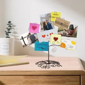 Adeco HD0017 Ornament Wire Tree Display Stands Card Photo Hangers 19.7 inch shoe bench Organiser Racks