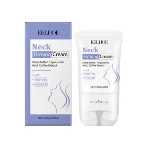EELHOE Reduces Wrinkles and Double Chin,Five Rollers for All Around Massage,Neck Firming Cream,Collagen Neck Cream,Relieves Edema,Suitable for Wrinkled Skin,with Hyaluronic Acid,VitaminC+E. Korean Cosmetics