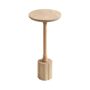 Nisha Wood Drink Table